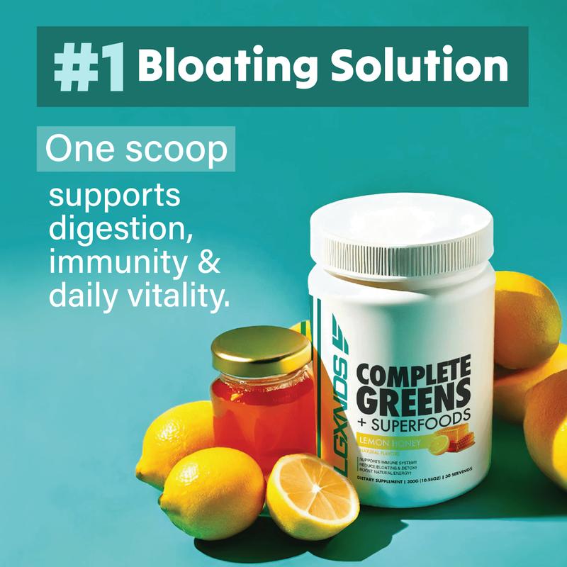 LGXNDS Greens – Daily Greens & Superfoods Powder with Probiotics and Enzymes