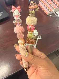 Beaded Custom Pen with Toppers