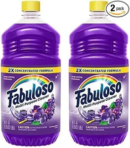 Faboloso Multi-Purpose Cleaner, 2X Concentrated Formula, Lavender Scent, 56 oz (Pack of 2) - Household Cleaner Plastic Scented
