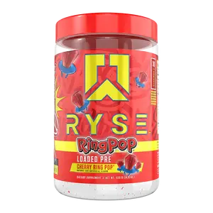 RYSE Loaded Pre Workout Powder – High Stim Formula with 390mg Caffeine & 4.5g Citrulline – Beta Alanine for Pump & Focus – 30 Servings