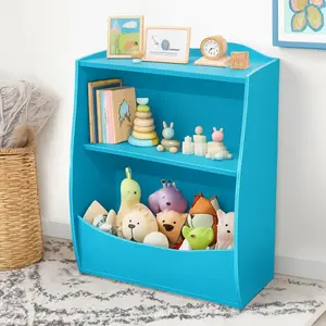 Toy Storage Organizer, Kids Bookshelf,Children's Toy Shelf, Toy Storage Cabinet, Fit for Children's Room, Playroom, Hallway, Kindergarten