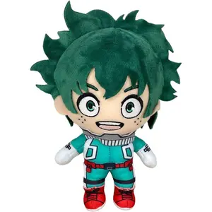 My Hero Academia Izuku Midoriya Hero Costume Plush – 8" Collectible Plush Toy in Multicolored Design, Perfect for Anime Fans & Collectors, Soft & Detailed Deku Character Plush