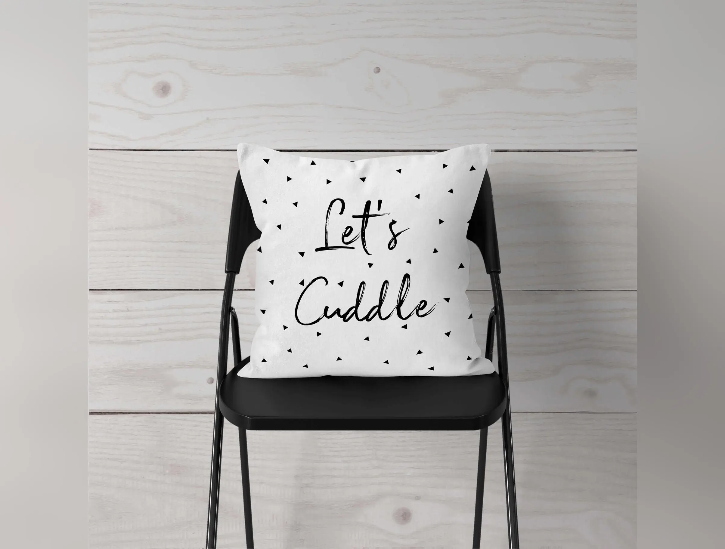 Let's Cuddle Triangles-Pillow