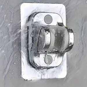 1pc Translation No-drilling Shower Head Bracket, Adjustable Soft Hose Holder Base