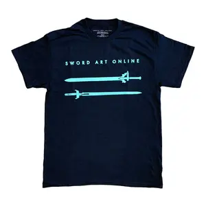 Sword Art Online Kirito Elucidator And Asuna Lambent Light Swords Adult T-Shirt