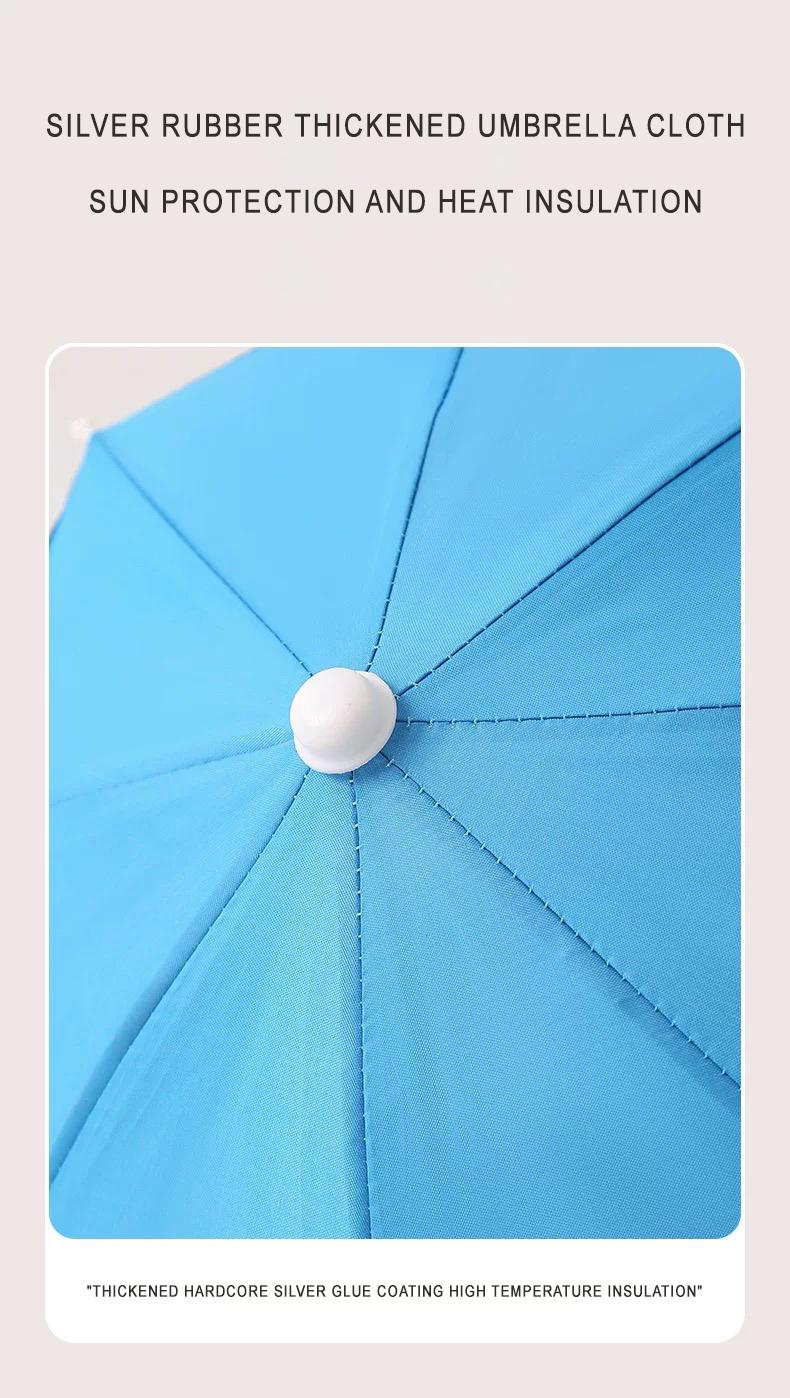 【S1】Phone Umbrella Portable Easy Use with Pig Stand