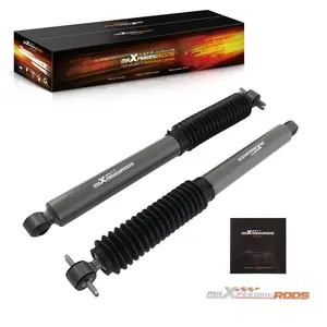 Lifted 0-4" Rear Shock Absorbers compatible for Jeep Cherokee XJ 84-01 Triple-chromed Rod