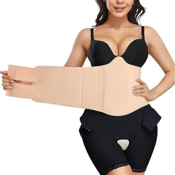 360° Foam Ab Board Shapewear Belt for Women, Adjustable Invisible Cotton-Spandex Wrap for Sleek Smoothing & Structured Support, Sleek Smoothing Shapewear Belts, Smooth Shapewear Belts