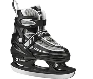 Adjustable Ice Skates - Black - Large (5-8)