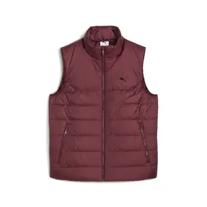 PUMA Womens Essentials Padded Vest Athletic Outerwear Casual - Red