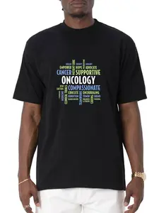 100% Cotton Unisex Oncology Quotes for Nurses, Doctors, Staff and Department T-Shirt