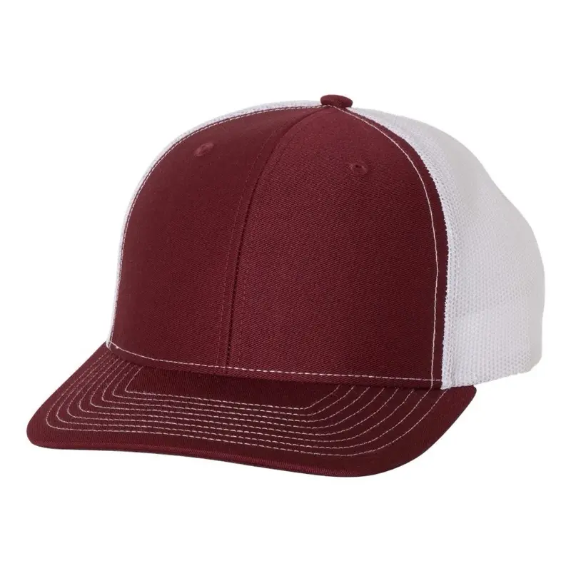 Maroon/White