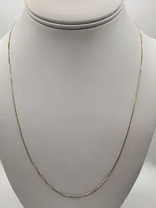 Woven Box Chain Size 20 for Secure Box Applications Durable and Practical 1.7 Gram