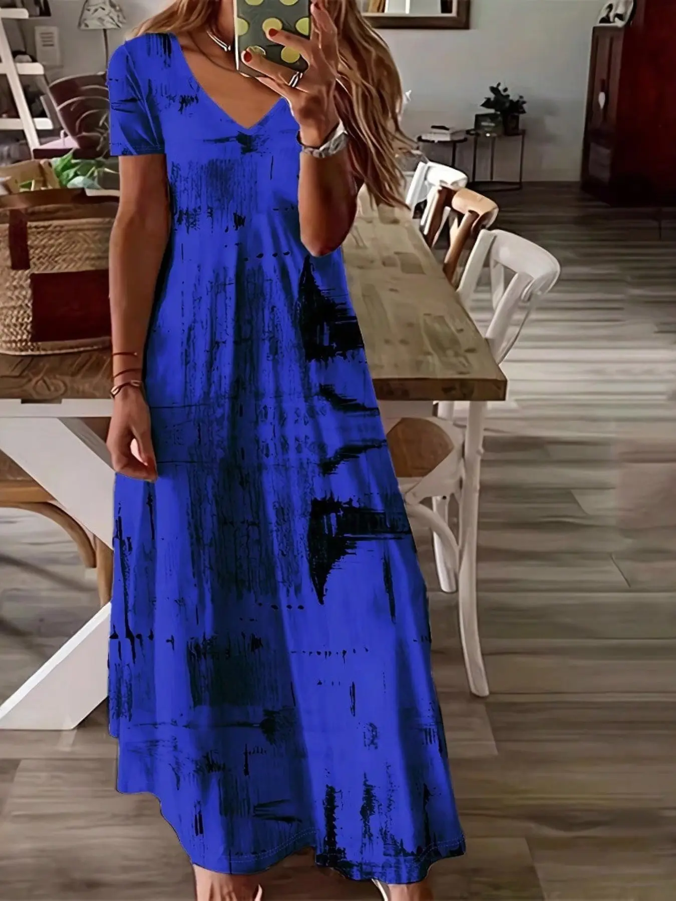 boho tie dye maxi dress Seattle Sunset Tie Dye Maxi – Impressions Online Boutique main image 0