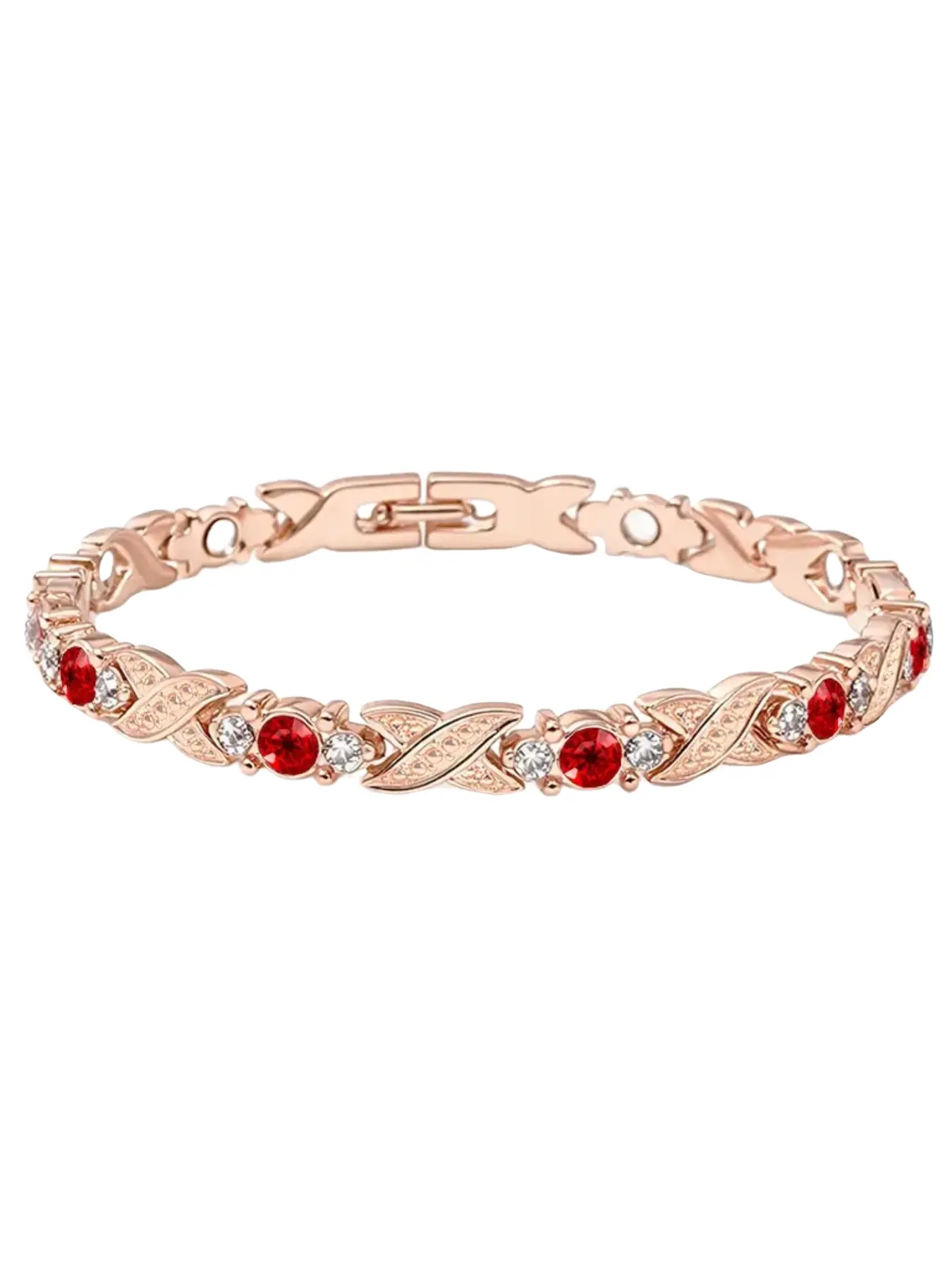 Energy Magnet Bracelets for Women, Magnetic Therapy Bangle with Adjustable Wristband, Healing Jewelry, Modern Metal Bracelet, Gift for Mother's Day, Elegant Jewelry Bracelet, Adjustable Fit Bangle, Flower Design Bracelet