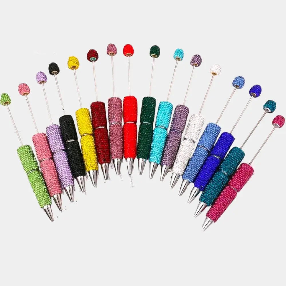 Beaded character Pens on bling