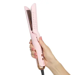 Beauty and the Breeze – 2-in-1 Hair Straightener and Curler with Cooling Air Feature, Reduces Frizz, Smooths, & Adds Shine