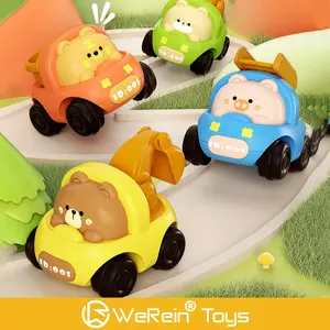 Animal Inertia Car Toy, Unisex Kids Play Vehicle, Safe Non-Toxic Material, Perfect Gift for Children Ages 1-5, Fun Learning Activity