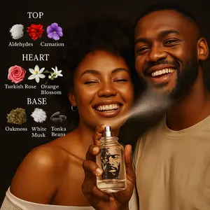 DEVSANA I Edition Spéciale – Extrait de Parfum for Men & Unisex | Powdery Floral Musk with Turkish Rose, Violet, Jasmine & Tonka | 100ml, 25% Oil, 10-12 Hr Longevity  Elegant, Soft, Long-Lasting Signature Scent – Made in Dubai (SKU: I)