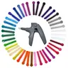 Orthodontic Ligature Ties Kit - 1040 Multi-Color Rubber Bands with Orthodontic Ligature Gun for Braces - Complete Tool Set for Dental Braces and Orthodontic Procedures