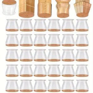 Chair Leg Floor Protector Pad, Silent Anti-slip Furniture Leg Pad, Chair Leg Protector, Furniture Hardware for Home Office