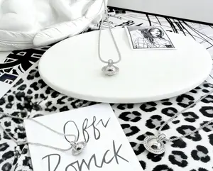 Y2K Style Queen Mother West Christmas Limited Edition Titanium Alloy Necklace Sphere Stackable DailyWearParties