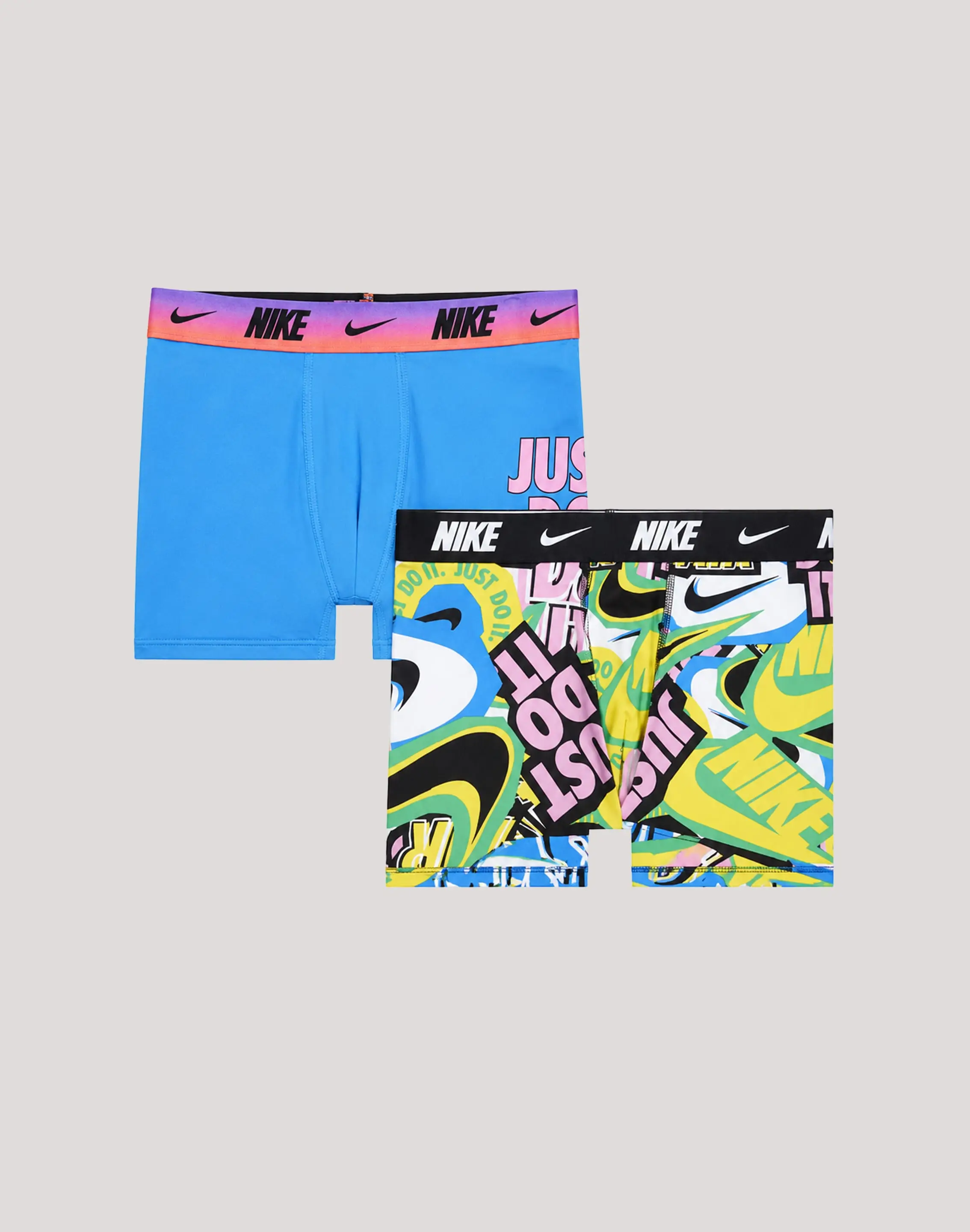 Kids Nike 2-Pack Just Do It Boxer Briefs Grade-School