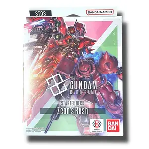 Gundam Card Game ST03 Starter Deck Zeon’s Rush Official Trading Card Game by Bandai
