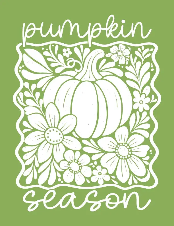 Magnolia Design Co. "Pumpkin Season" Stencil – 8.5x11