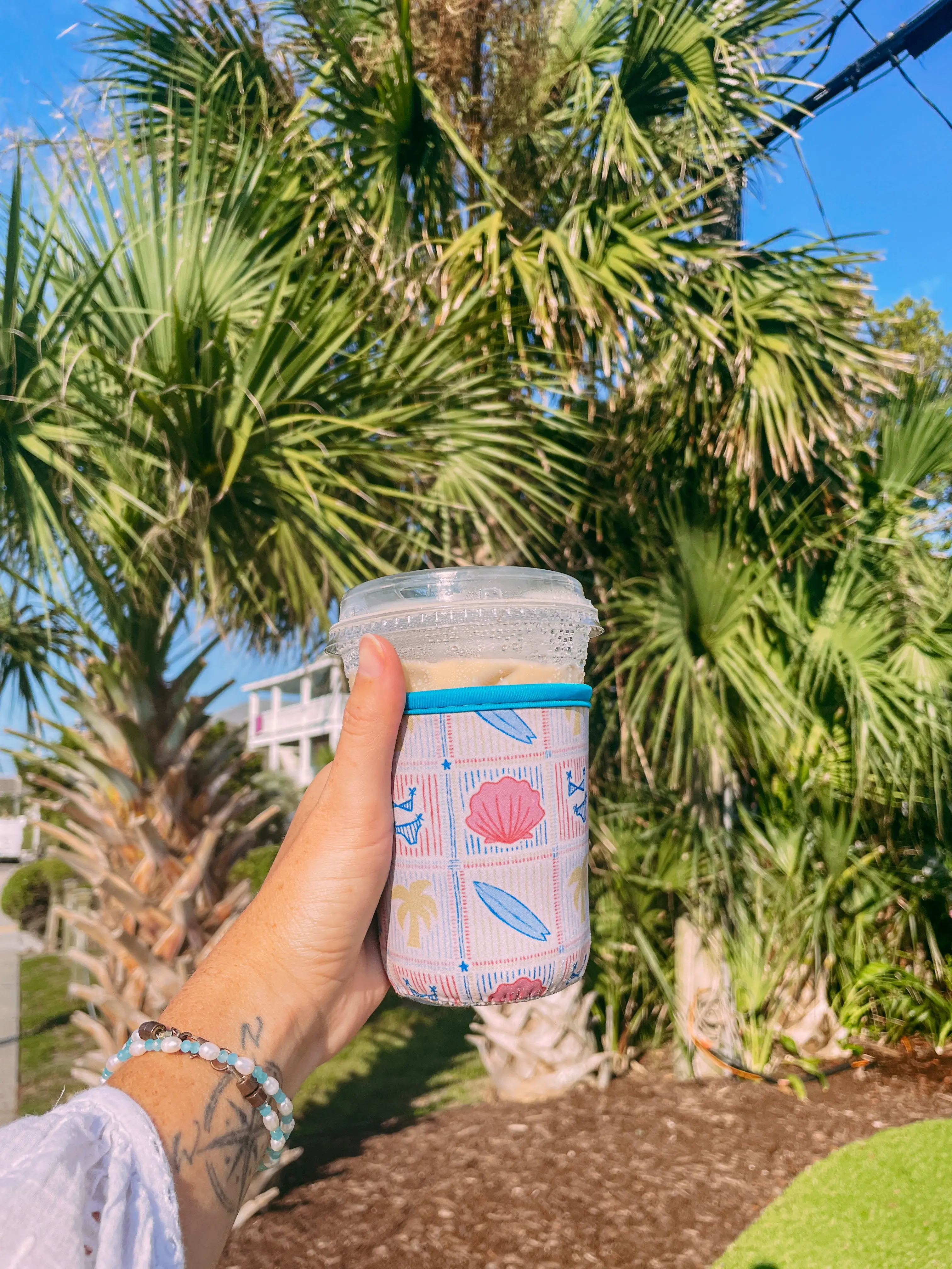 Summer Patchwork Coffee Sleeve