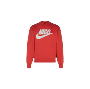 Nigo NRG Fleece Crew Sweatshirt "Red" FV5941 687