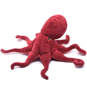 18 Inches Realistic Stuffed Octopus Dolls Toys Cute Soft Sea Marine Animals Plushies for Kids Toddler Birthday Halloween Christmas Xmas Gifts Home Decor