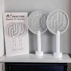 PALONE Electric Fly Swatter, Bug Zapper Racket with Light, Type-C Rechargeable Mosquito Swatter, 4000V Detachable Automatic Fly Zapper with Dual Modes, Mosquito Killer for Indoor Outdoor