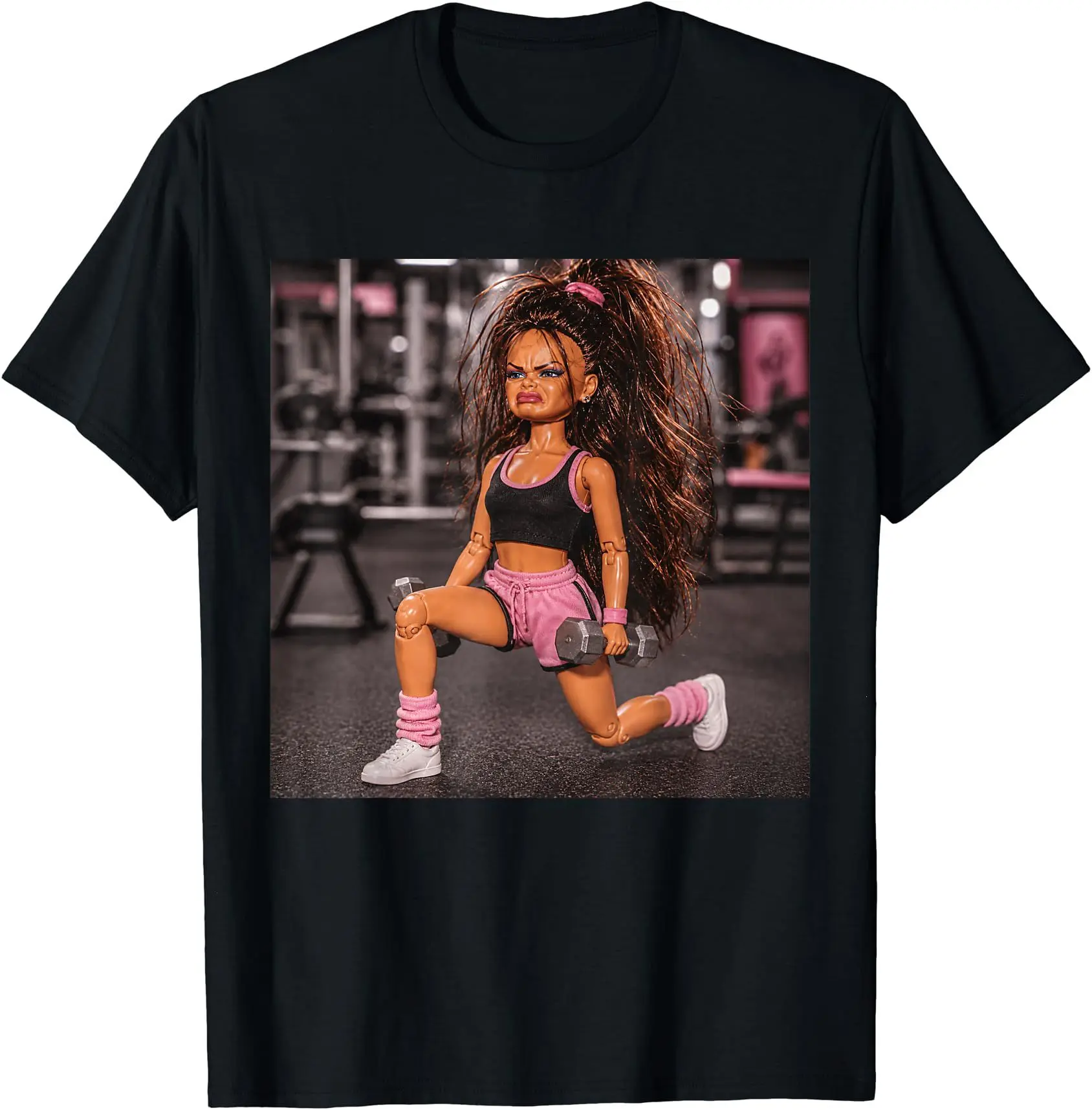 Disgusting Gym Girl Funny Workout Meme Humor Fitness T-Shirt