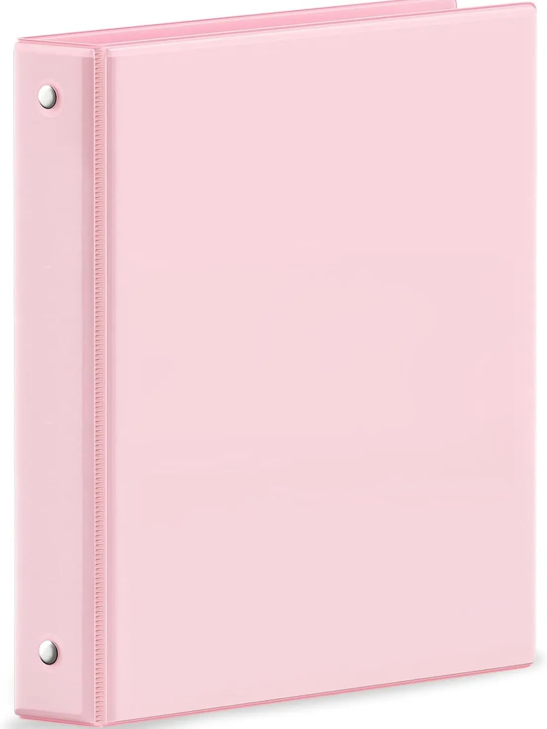 SUNEE 3 Ring Binder 1 Inch Pink 1 Pack, Holds 175 Sheets of Letter Paper, Clear View 1" Three Ring PVC-Free (Fit 8.5x11 Inches) for School or Office Supplies