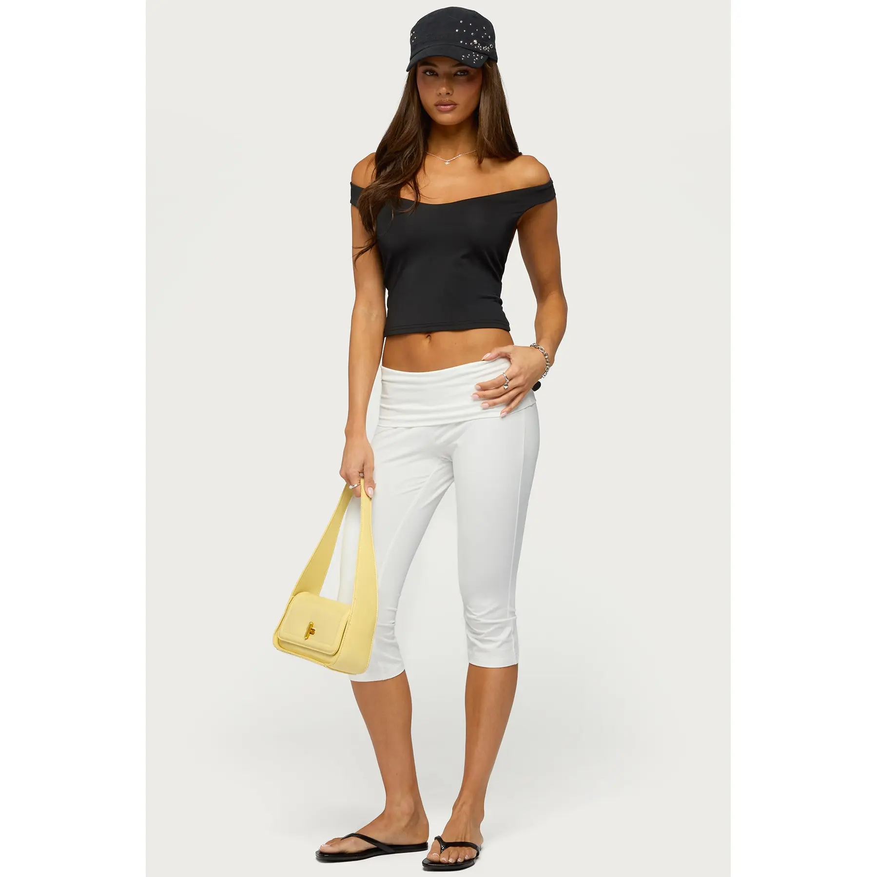 Rocio Foldover Capri Pants Rocio Foldover Capri Pants