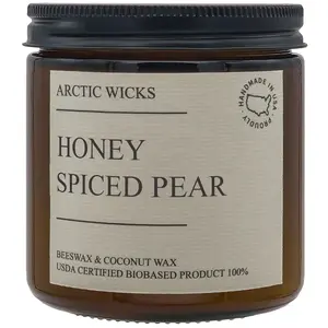 Honey Spiced Pear - 16oz Coconut & Beeswax Non-Toxic Candles