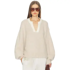 SRG Caylea Oversized Sweater in Oatmeal