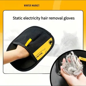 Pet hair remover Electrostatic gloves Two-way brush sticky hair remover Cat hair dog hair glover Grooming Removal Cleaning