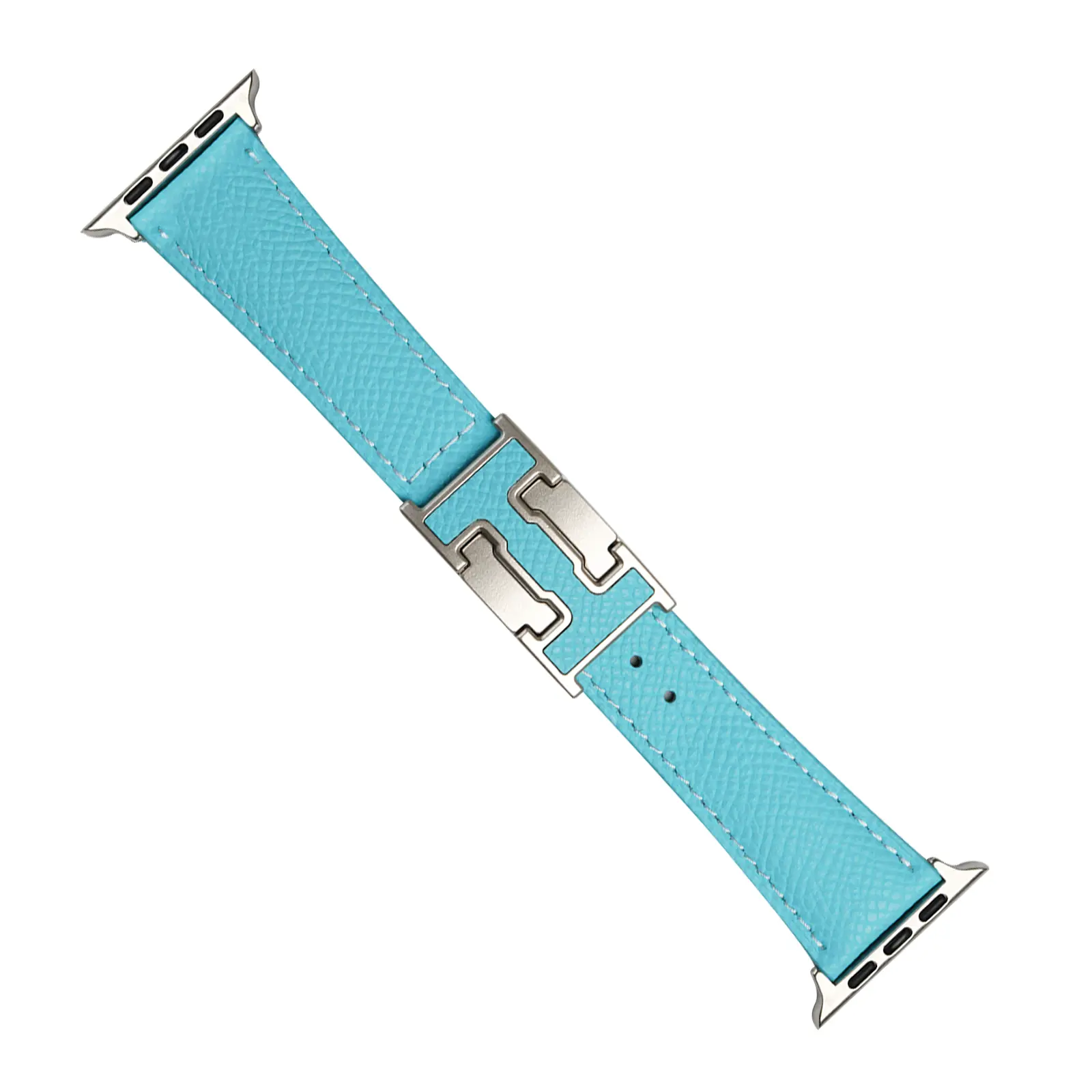 Sky Blue Band+Silver Buckle