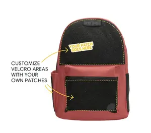 HEDi PACK BASE CAMP - Hook & Loop Backpack (Red color)