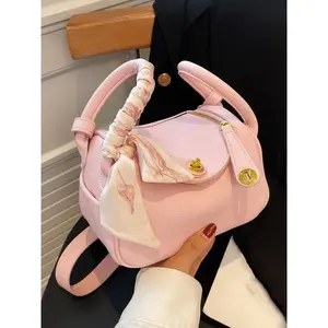 Fashionable, simple and exquisite women's shoulder bag, crossbody bag, trendy women's bag, solid color with design sense, suitable for daily occasions such as commuting, shopping, dating, parties, and going out.