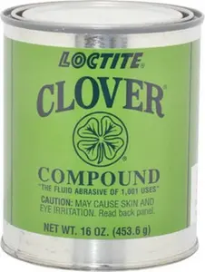 Loctite General Purpose Grease Compound - 1 Lb, Grade 4A Super Fine, 600 Grit, Black & Gray, Part No. 233169
