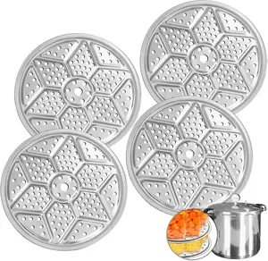 4Pack Pressure Canner Rack, Stainless Steel Canning Rack for Pressure Cooker, 11 Inch Canning Rack for Water Bath Canner, Canning Supplies, Compatible with Presto, All American and More