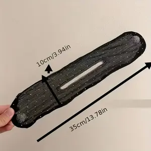 Magic Twist Bun Hair Accessory Tool for Styling Buns with Sparkly Accents and Secure Grip Design