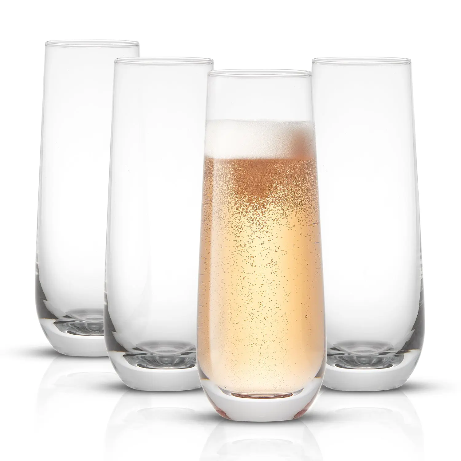 Milo Champagne Glasses, 9.5 oz