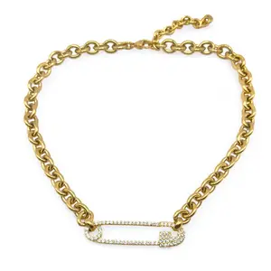 Safety Pin Necklace