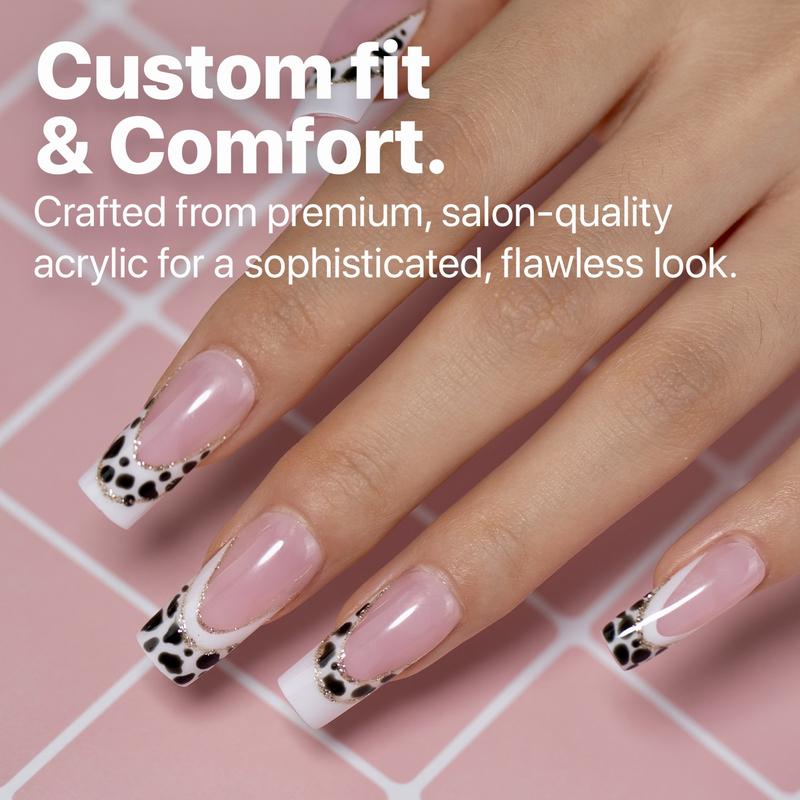 SXC Cosmetics X-Pro Tips - 150/160 Nail Tips ONLY, French Tip Press On Nails, 15/16 Sizes Ultra Fit, Nail Art DIY Press On Nails