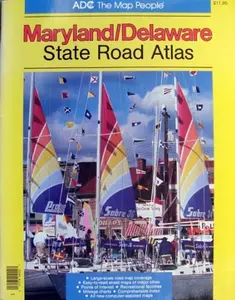 USED-Maryland/Delaware State Road Atlas by ADC, the Map People Staff (Paperback)