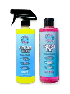 Señor Miami Exterior Car Washing Solution (2pk bundle) - Ultra Foam Car Soap & Wheel/Tire Cleaner - Jabón para Carros